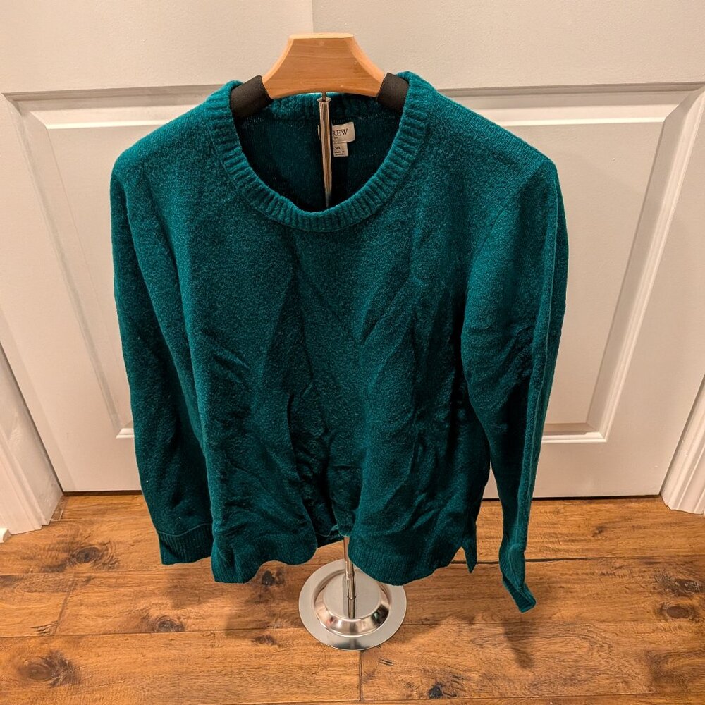 J. Crew pullover sweater - green, XL